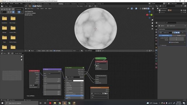 Baking Textures in Blender - Tutorial (Displacement in Eevee) смотреть онлайн