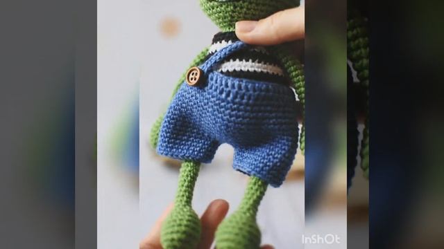 Лягушенок Питер ? (лягушка крючком, обзор )