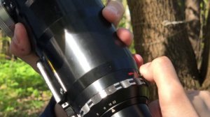 Объектив ТАИР 3-ФС F4.5 300 mm от советского ФОТОРУЖЬЯ!