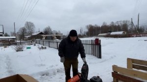 СНЕГОУБОРЩИК Daewoo 6060 СБОРКА ПЕРВАЯ ОБКАТКА