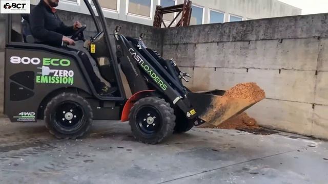 100% электрический погрузчик CAST LOADERS 800 ECO смотреть онлайн
