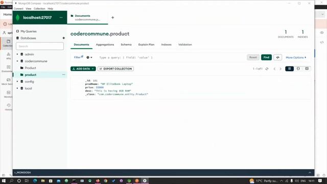 Springboot RestAPI CRUD Operation using MongoDB Part 2 смотреть онлайн