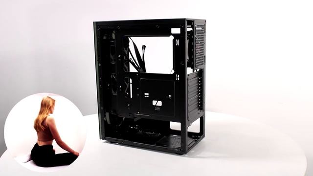 НИКС Компьютерный Супермаркет: видео про Корпус Ginzzu SL600 Black без БП с окном #1 смотреть онлайн