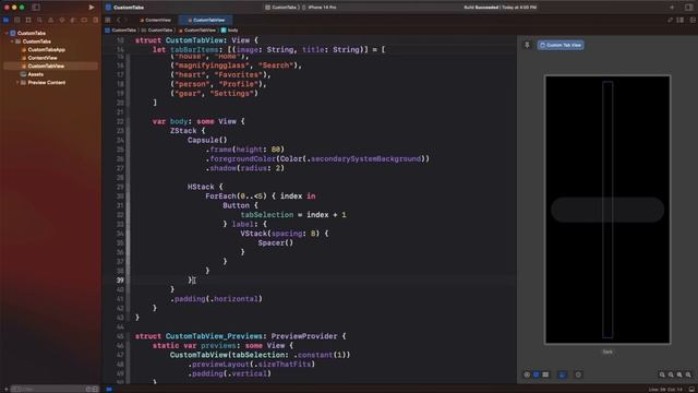 How to Create a Custom Tab Bar in SwiftUI – Step by Step for Beginners (2023) смотреть онлайн