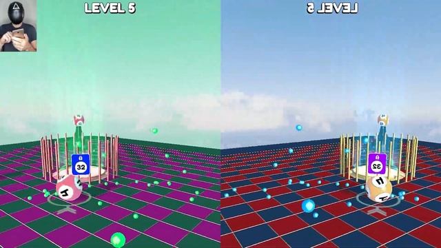 Merge Ball in Rolling Doubles - Color Reverse Levels 1-6! Speedrun Part-60 смотреть онлайн