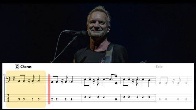 It's Probably Me - Sting ft Eric Clapton (BASS COVER With Tab & Notation) смотреть онлайн