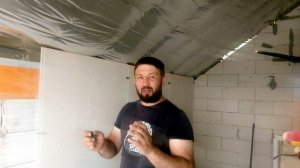 Облицовываю стены ГВЛ.