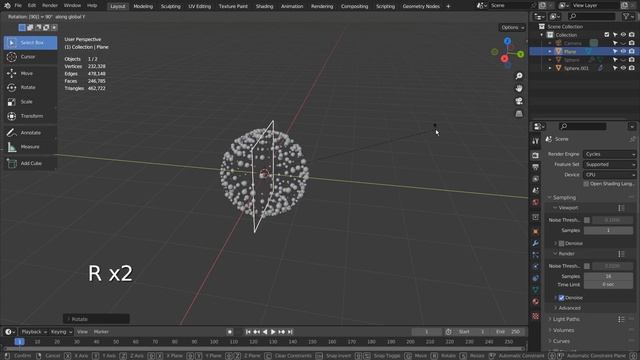 Blender Tutorial - Geometry Nodes - Random scale смотреть онлайн