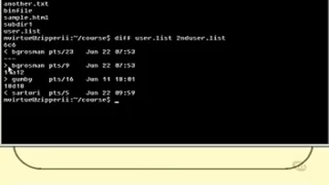 Linux and Unix Basics : Comparing Files смотреть онлайн