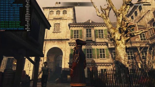 GreedFall Intel i5 3550 GTX1060 6GB in 4K Bechmark 2019 смотреть онлайн