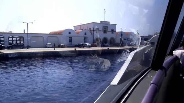 Причаливание судна. Приплыли на остров Родос (Греция) смотреть онлайн