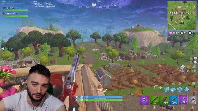 RUSSIA PAVER оценил жопу ФЛЕКСА. Устроили танцы в FORTNITE и взяли ТОП 1 смотреть онлайн