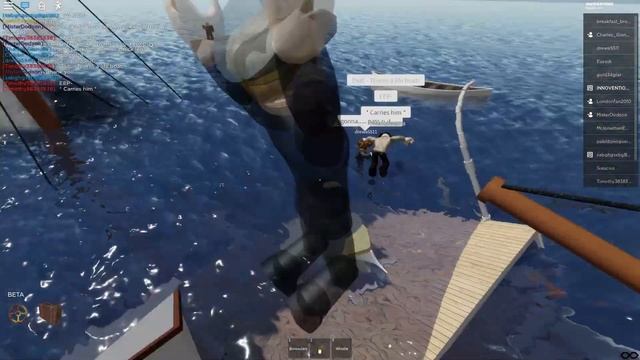 Largest Server! RMS Carpathia (1918) Sinking in Roblox смотреть онлайн