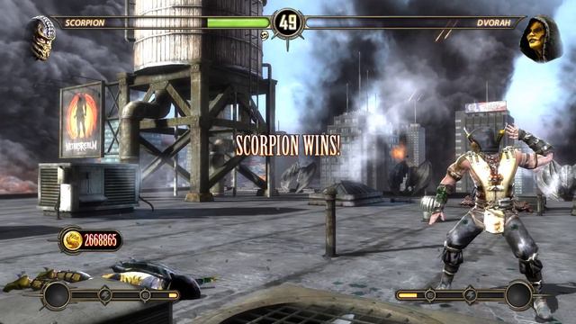 Mortal Kombat 9 - SCORPION MKX MOD - Expert Arcade Ladder - Gameplay @ (1080p) - 60ᶠᵖˢ ✔ смотреть онлайн