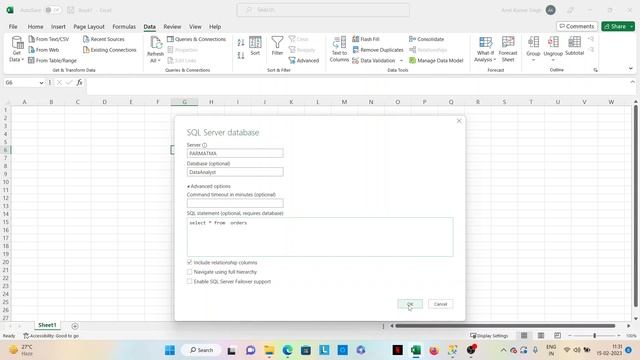 Import data from SQL Sever to Excel, step by step смотреть онлайн