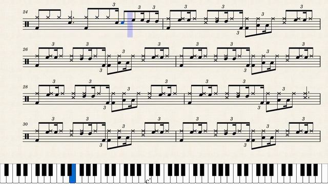 idontwannabeyouanymore - Billie Eilish / Drum Sheet Music смотреть онлайн