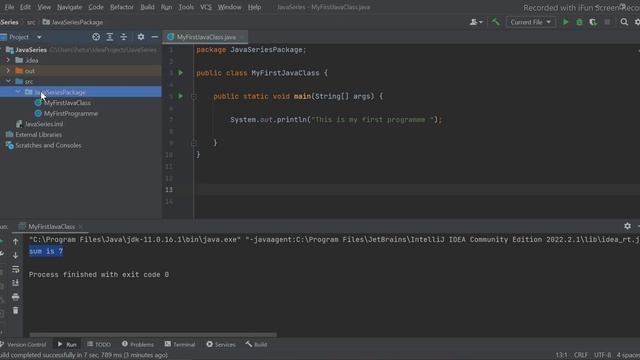 Java for Test Automation Engineer : First Java Program and Basic building blocks смотреть онлайн