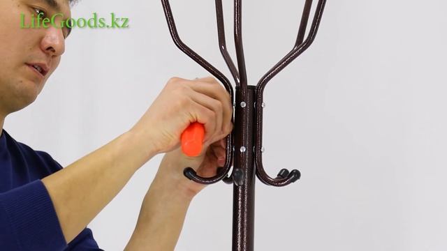 Вешалки напольные для одежды ВНП24, ВНП25, ВНП34, ВНП35: инструкция по сборке, обзор от LifeGoods.k смотреть онлайн