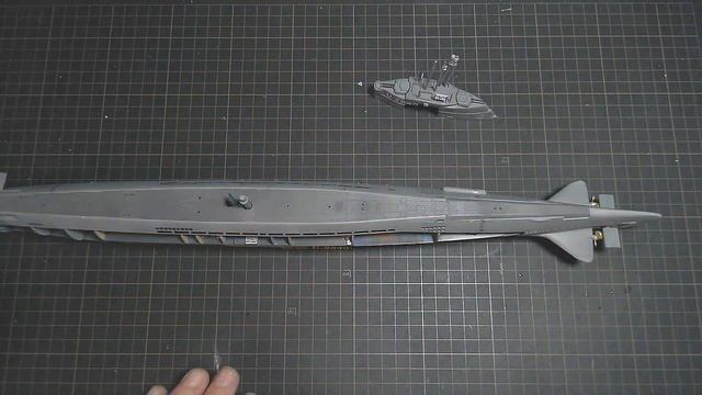Revell Submarine Type XXI With Interior 1/144 Scale Final Build Part 7 Completed смотреть онлайн