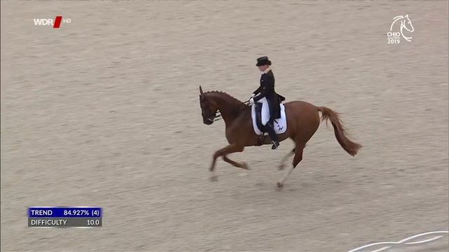 Isabell Werth Mit Bella Rose Kür Aachen 2019