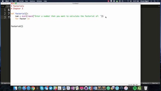 CTEC 121 - Accumulators and Factorials смотреть онлайн