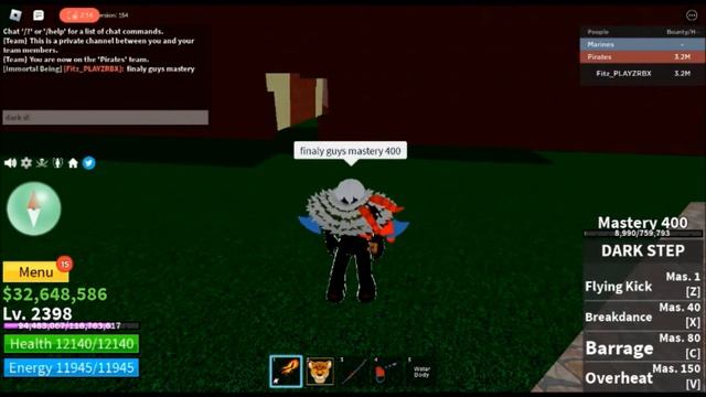 How To Get Death Step V2 Fighting Style #Phoeyu,The Reformed In Blox Fruits In Roblox