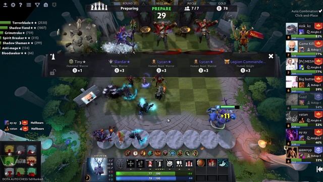 ЭТО ИМБА !!! 4 ШАМАНА ДЕМОНЫ !!! Dota auto Chess. смотреть онлайн