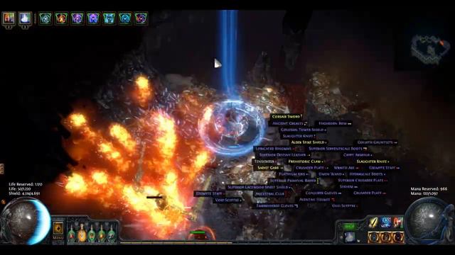 [Path of Exile]Maelström of chaos run with magicfind #1 смотреть онлайн