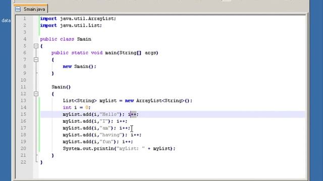 Java tutorial 7 - Java using arraylists PART ONE (of 1) смотреть онлайн