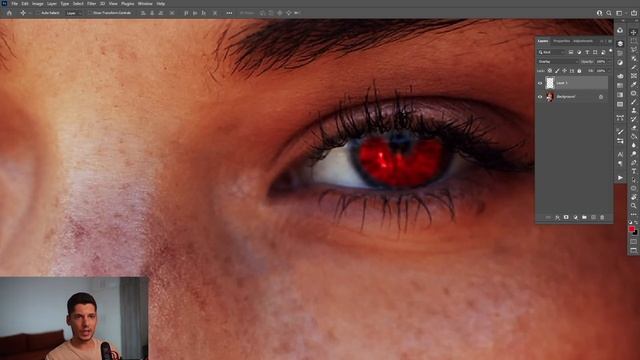 Change Eye Color in Photoshop смотреть онлайн