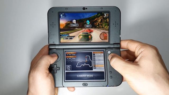 RIDGE RACER 3D | The New Nintendo 3DSXL handheld gameplay смотреть онлайн