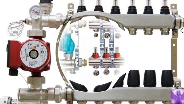 Водяной Теплый  пол. Water Underfloor Heating