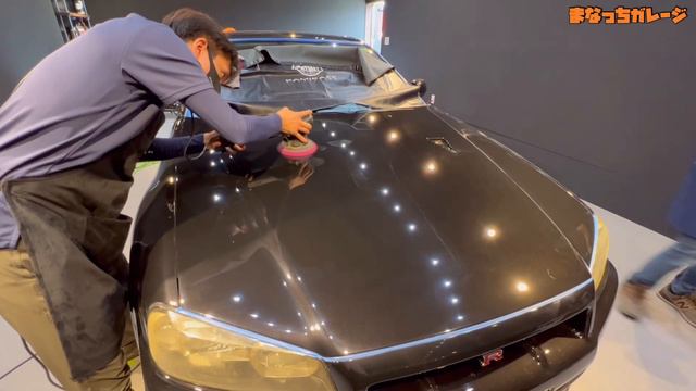 ボディがズタズタのR34 研磨で生まれ変わります！【SKY LINE GT-R R34】 смотреть онлайн