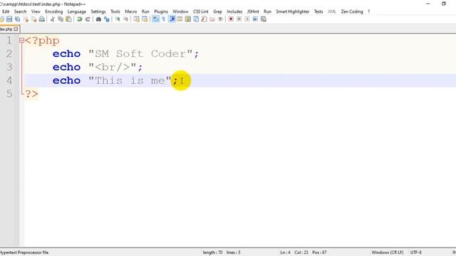 PHP Bangla Tutorial | PHP Syntax | PHP File name | Echo | Part-3 смотреть онлайн