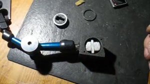 Ремонт магнитной системы китайской измерительной стойки.