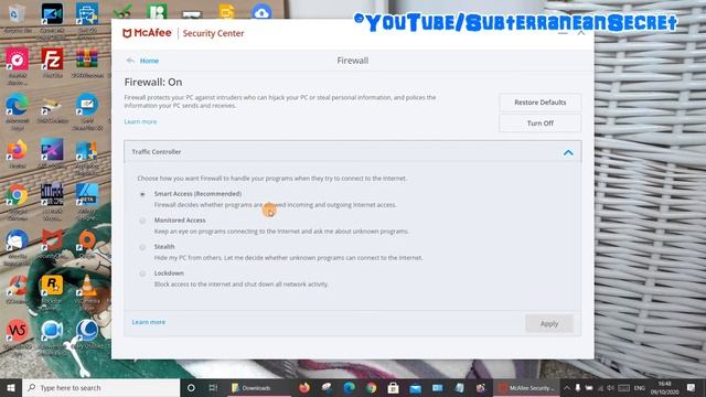 How to Make McAfee Firewall Automatically Block Programs from Connecting to the Internet смотреть онлайн