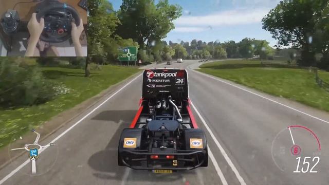 Mercedes Benz Tankpool24 Racing Truck Touring - Forza Horizon 4 Indonesia - Logitech G29 смотреть онлайн