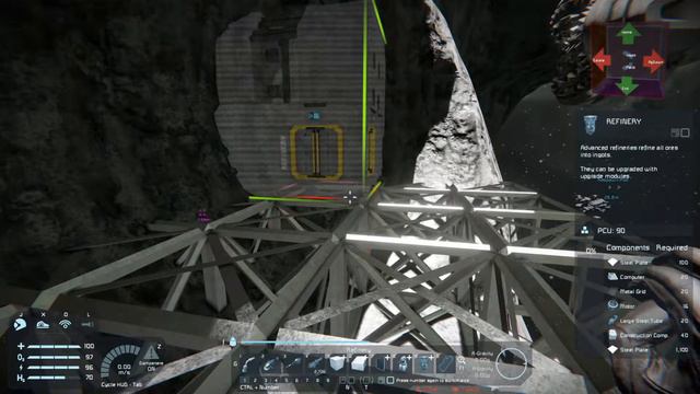 Space Engineers Survival Ep 4: Starting the base смотреть онлайн