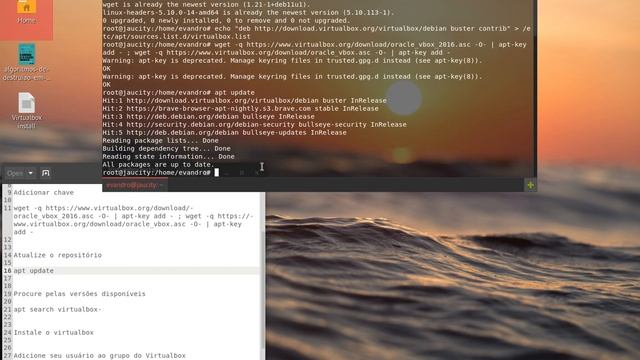 Instalar Virtualbox no Debian 11 смотреть онлайн