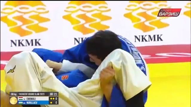 Таджик Мир дзюдо. Эмомали Нурали и Сардор Нуриллаев . Judo Grand slam Tashkent 2023 смотреть онлайн