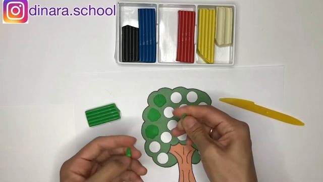 Ермексазбен жұмыс.4-5 жас.Онлайн балабақша. Работа с пластилином. 4-5лет. Онлайн детский сад смотреть онлайн