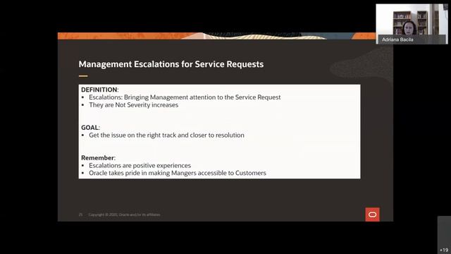 RoOUG TechSession #41 Adriana Băcilă - Oracle Service Request life–cycle Best Practice смотреть онлайн