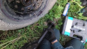 Снял полуось на буханке