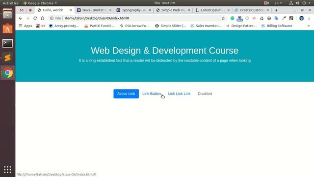Bootstrap 4 Tutorial#3: Jumbotron, Navs, Button смотреть онлайн