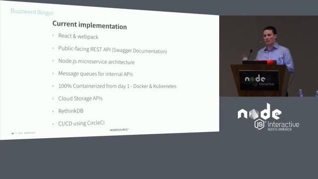 Buzzword Bingo: Architecting a Cloud-Native Internet Time Machine by Ross Kukulinski, NodeSource смотреть онлайн