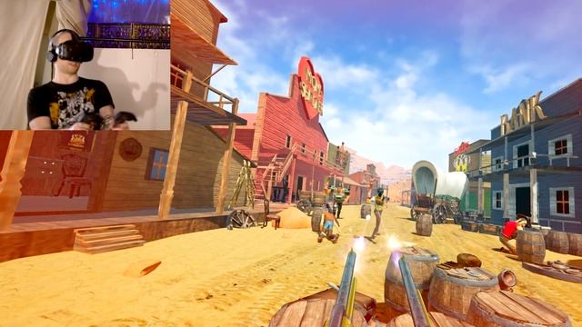 BE A COWBOY in VIRTUAL REALITY! | Scythe Plays Guns'n'Stories Preface VR HTC Vive Gameplay смотреть онлайн