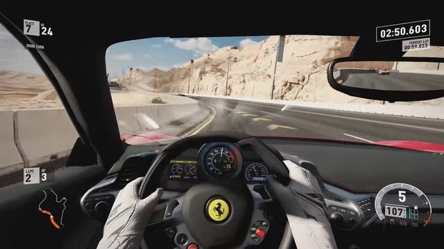 Forza Motorsport 7 Ferrari 458 Italia 2009 @ Dubai Mountain Circuit смотреть онлайн