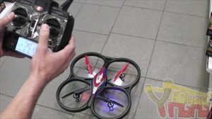 Как запустить квадрокоптер WLToys V666N (синхронизация с пультом)