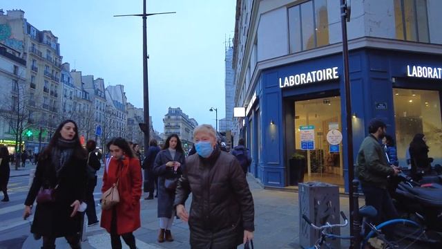 Paris France, Walking From Bastille To Hotel De Ville De Paris | Paris Christmas Walk 2021