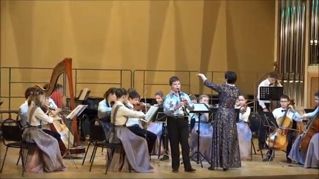 Сергей Казьмин - соло на кларнете. смотреть онлайн